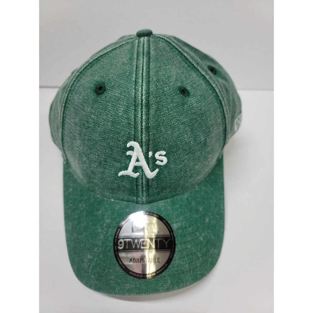 New Era OAKLAND ATHLETICS Green 920 A's 9TWENTY Adjustable Strapback Hat Dad Cap
